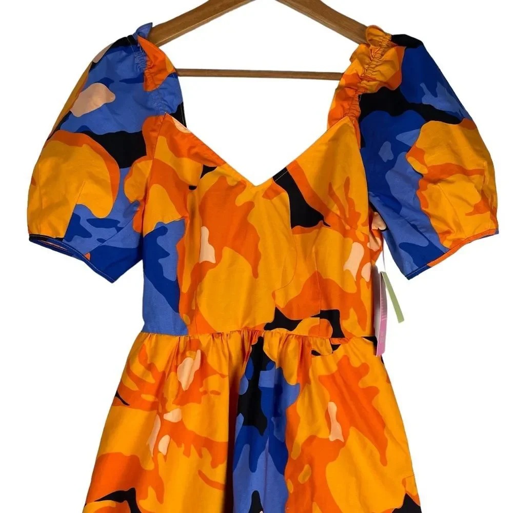 Tabitah Brown Target Floral Print Midi Dress Size 0 New with Tags‎